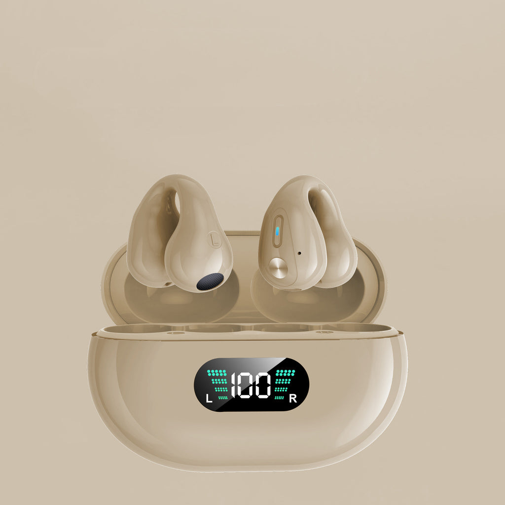 Bone Conduction Ear Clip Headphones – Bluetooth 5.3 TWS