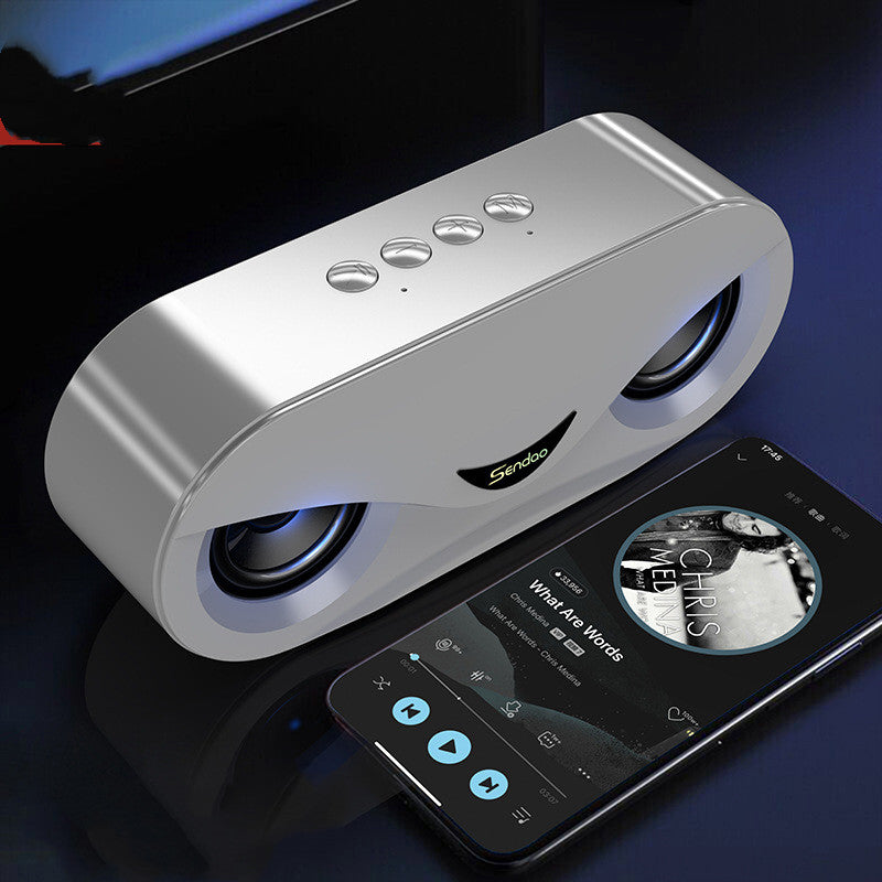 Bluetooth Speaker with Dual Speakers & Deep Bass