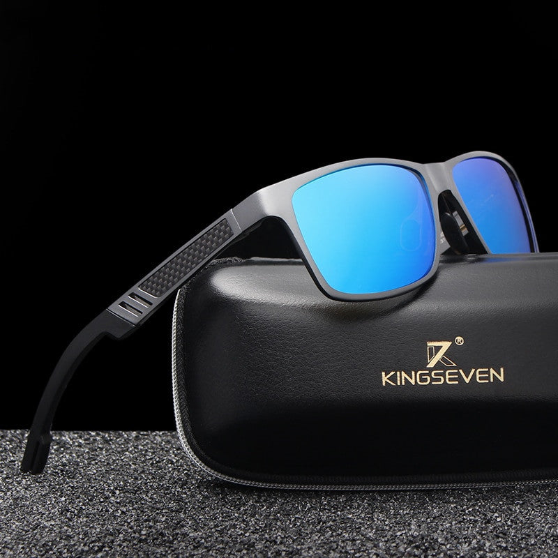 KINGSEVEN Polarized Sunglasses for Men – Rectangle Frame