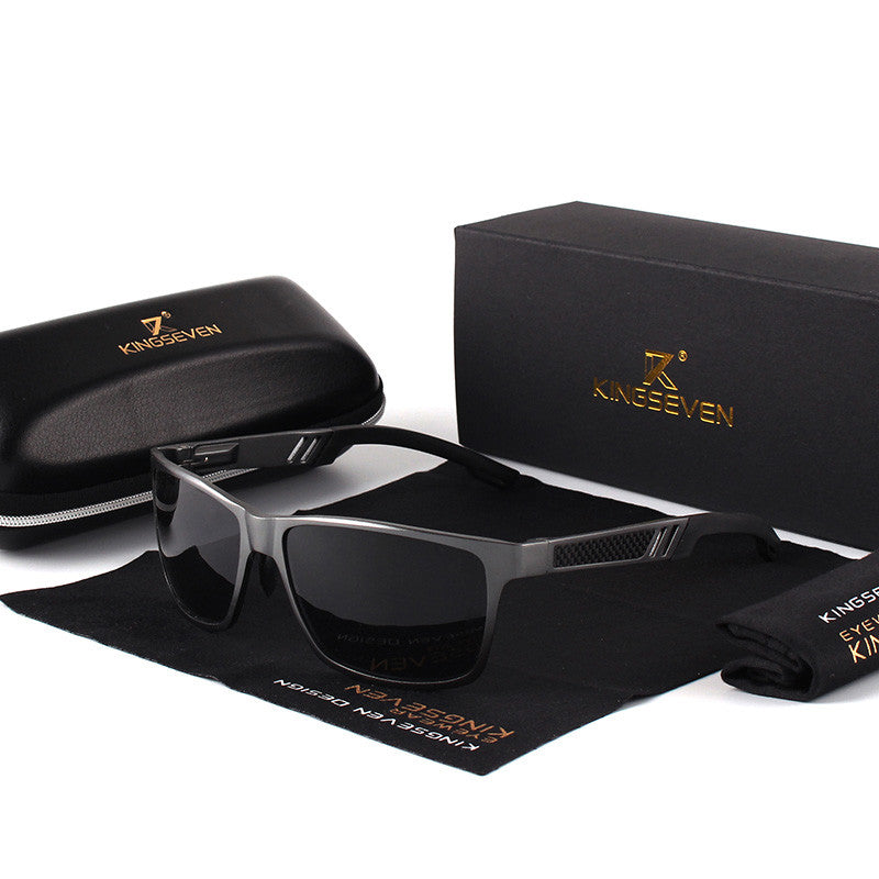 KINGSEVEN Polarized Sunglasses for Men – Rectangle Frame