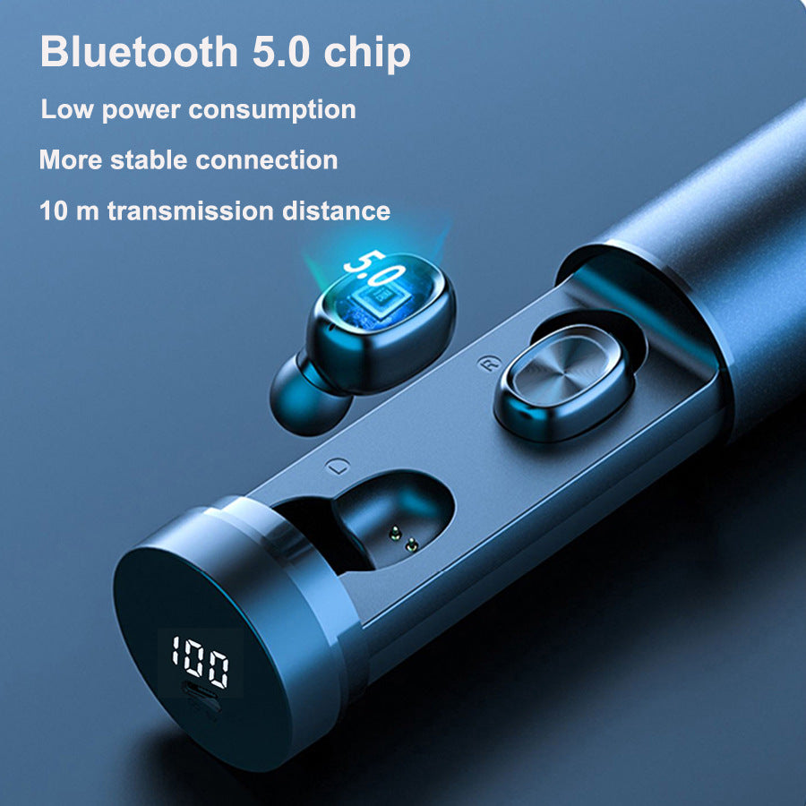 Bluetooth 5.0 Wireless Earbuds – 8D HiFi Sport Earphones