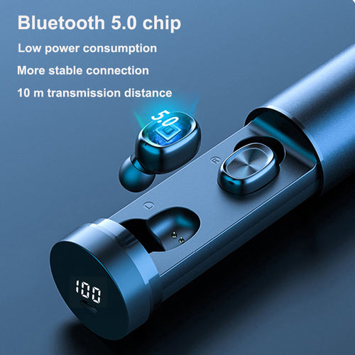 Écouteurs sans fil Bluetooth 5.0 – Écouteurs sport HiFi 8D