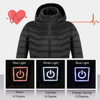 USB Heated Jacket for Men – Electric Thermal Coat