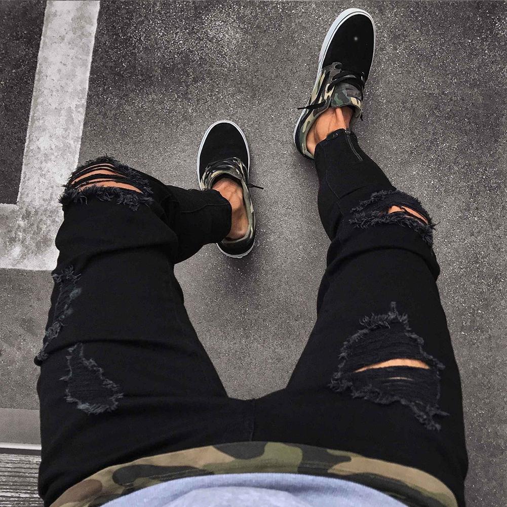 Distressed Ripped Jeans for Men – Streetwear Denim