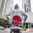 Men’s Oversized Hoodie – Chinese Streetwear Sweatshirt