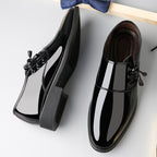 Italian Patent Leather Oxford Shoes – Luxury Men’s Shoes