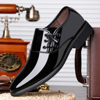 Italian Patent Leather Oxford Shoes – Luxury Men’s Shoes