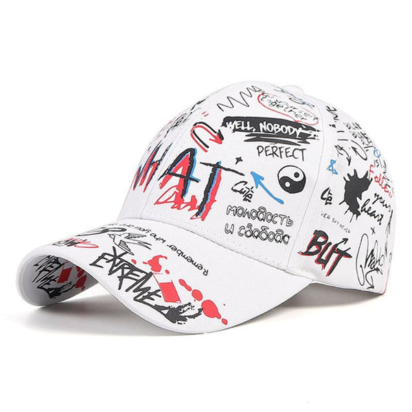 Graffiti Snapback Baseball Cap – Hip Hop Style Hat