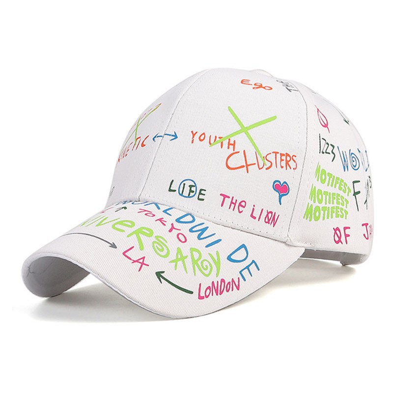 Graffiti Snapback Baseball Cap – Hip Hop Style Hat
