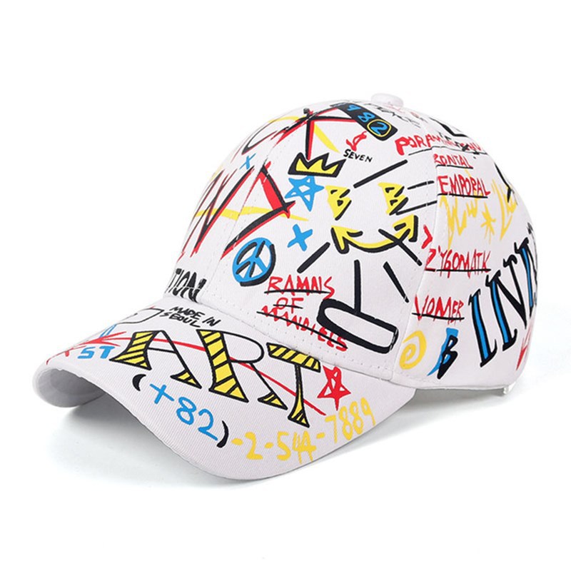 Graffiti Snapback Baseball Cap – Hip Hop Style Hat
