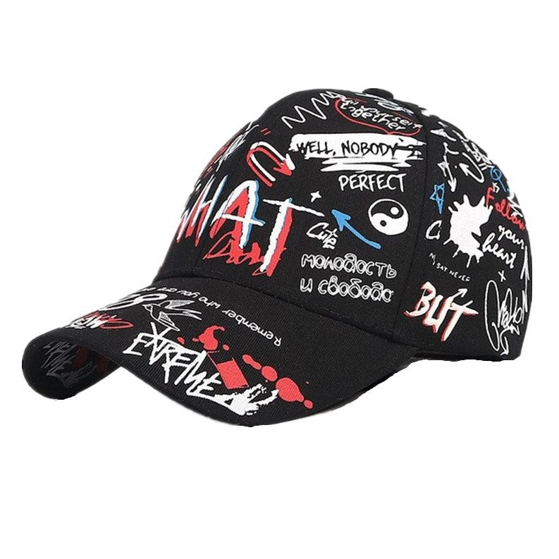 Graffiti Snapback Baseball Cap – Hip Hop Style Hat
