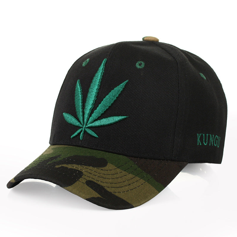 Green Leaf Hemp Baseball Cap – Adjustable Casual Hat