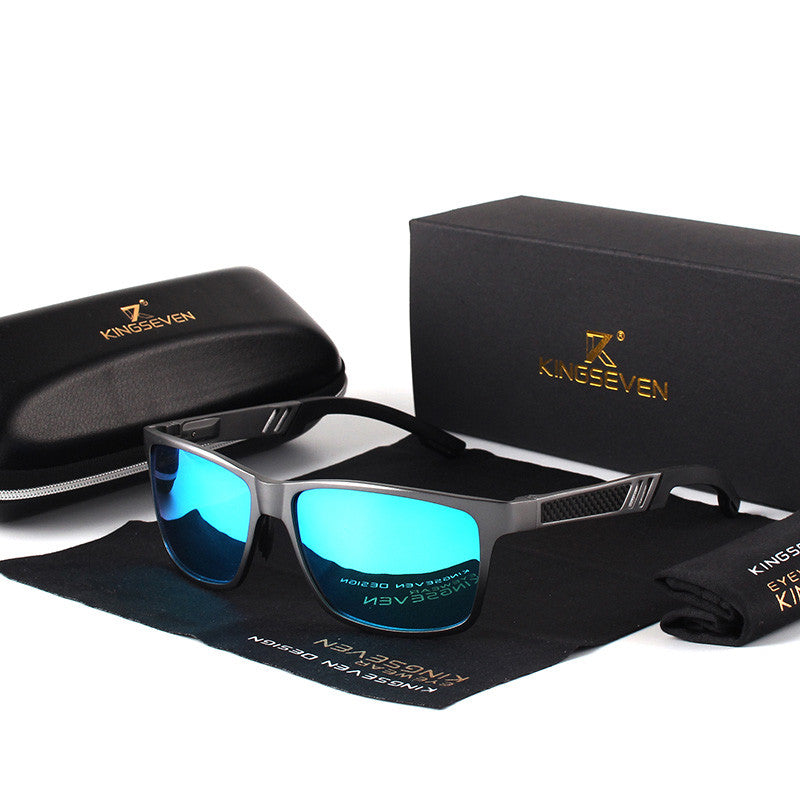 KINGSEVEN Polarized Sunglasses for Men – Rectangle Frame