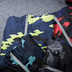 Camouflage Hooded Jacket – Luminous Zipper Windbreaker