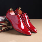 Leather Slip-On Business Shoes – Driving Dress Shoes