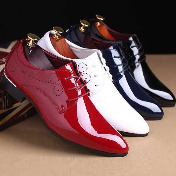 Leather Slip-On Business Shoes – Driving Dress Shoes