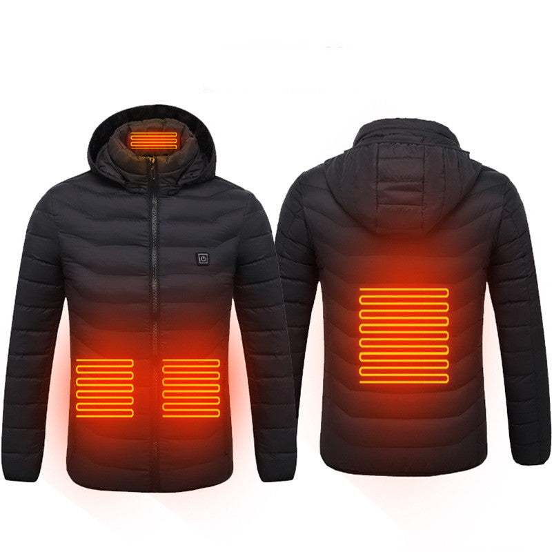 USB Heated Jacket for Men – Electric Thermal Coat