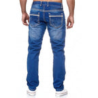 Men’s Straight Fit Jeans with Pockets