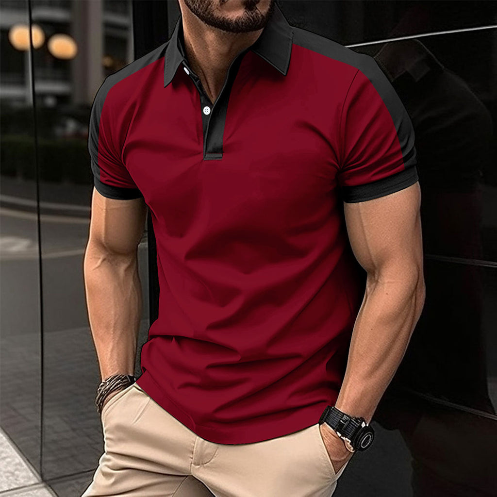 Short Sleeve Business Polo Shirt for Men