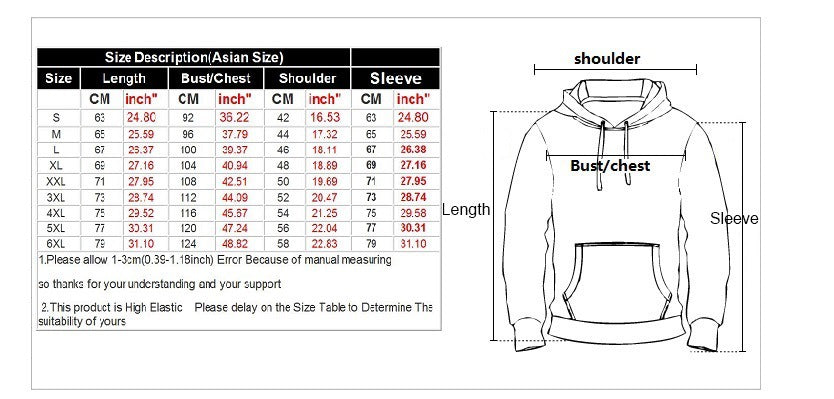 Men’s 3D Graphic Printed Hoodie – Fashion Sweatshirt