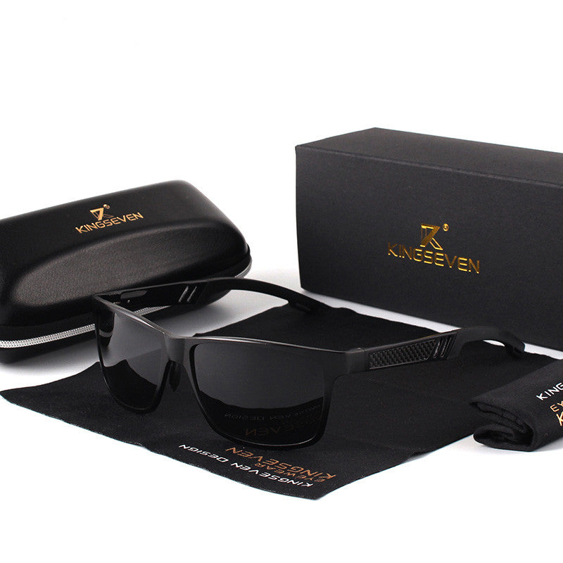 KINGSEVEN Polarized Sunglasses for Men – Rectangle Frame