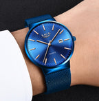 LIGE Waterproof Men’s Watch – Sports Luxury Design