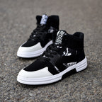 Camouflage High-Top Sneakers – Street Style Shoes