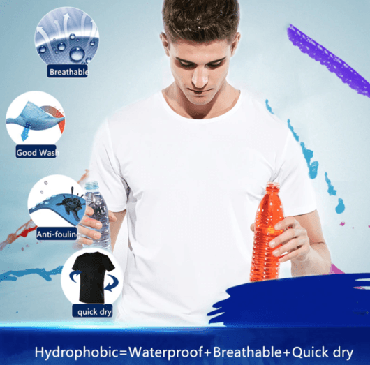 Quick-Dry Waterproof T-Shirt – Outdoor Sports Wear