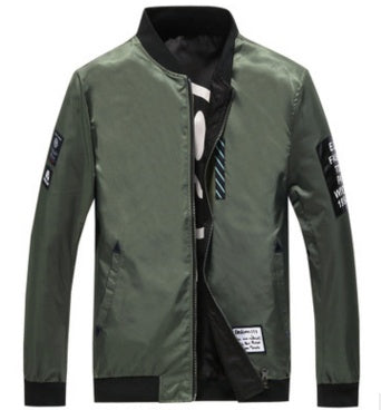 Men’s Reversible Bomber Jacket – Flight Style Coat