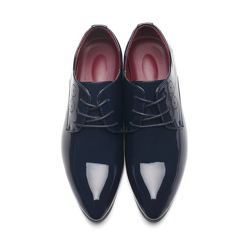 Leather Slip-On Business Shoes – Driving Dress Shoes