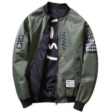 Men’s Reversible Bomber Jacket – Flight Style Coat