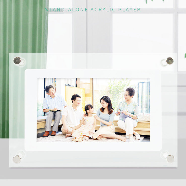 Digital Picture Frame with Battery – Acrylic Video Display