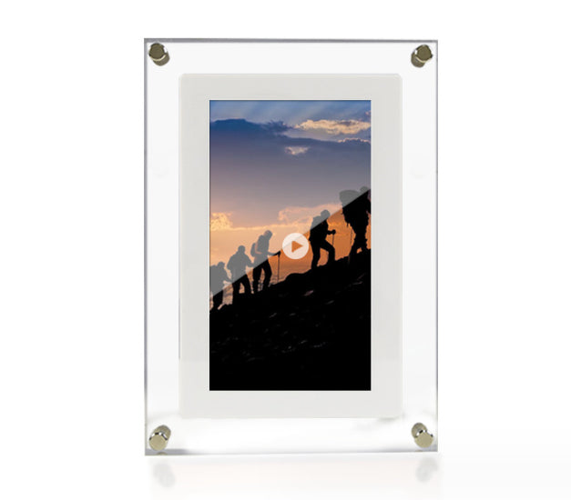 Digital Picture Frame with Battery – Acrylic Video Display