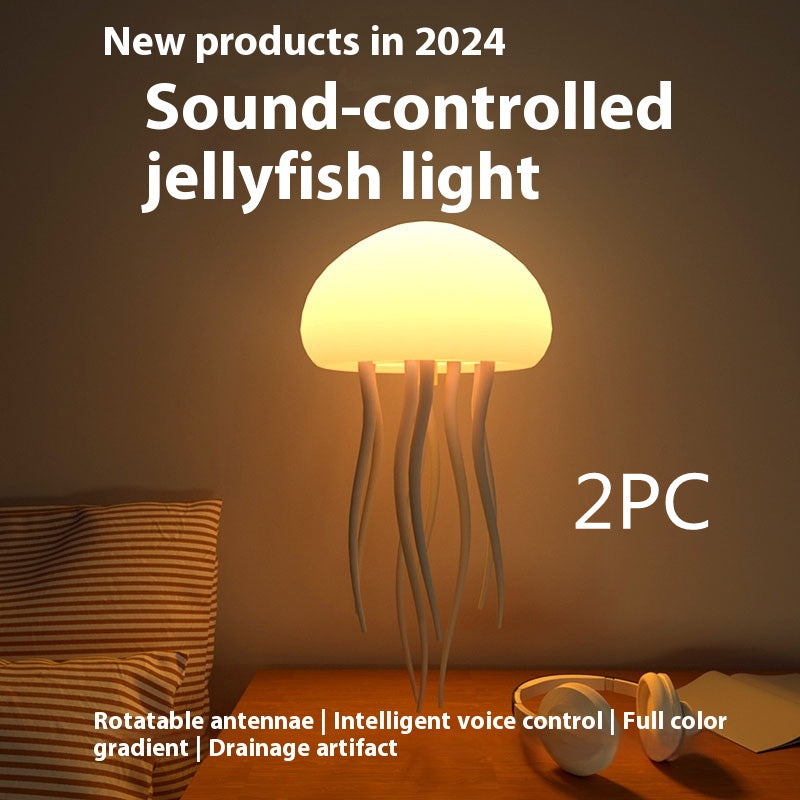 LED Jellyfish Mood Lamp – Portable Ambient Night Light