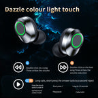 YD03 TWS Bluetooth Earbuds with LED Display Charging Case