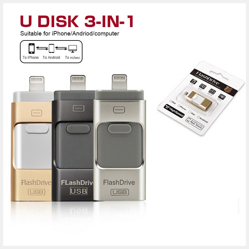 3-in-1 OTG USB Drive for Phone & Computer