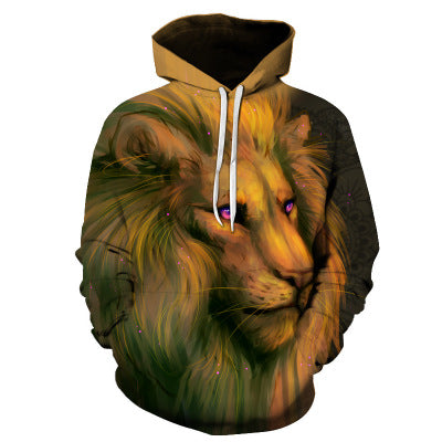 Men’s 3D Graphic Printed Hoodie – Fashion Sweatshirt