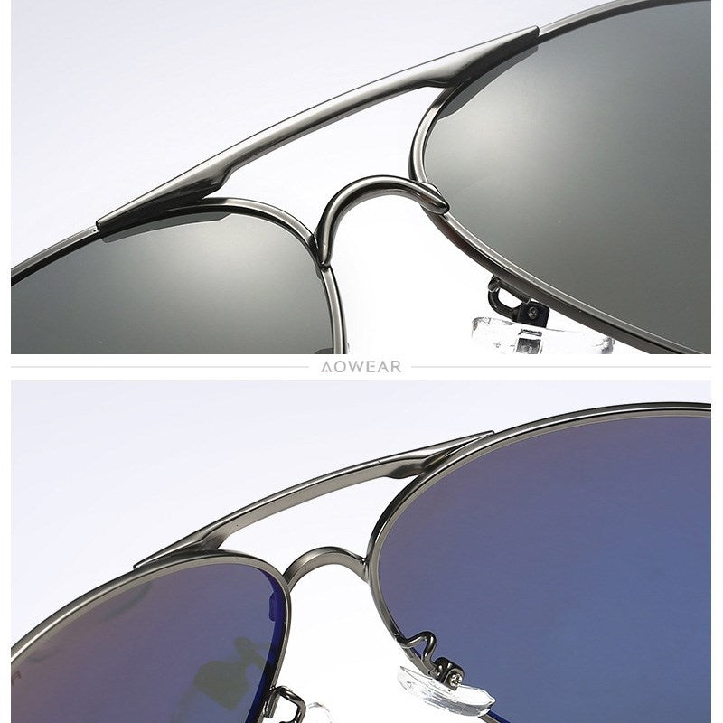 Pilot Sunglasses for Men – Large Frame Travel Shades
