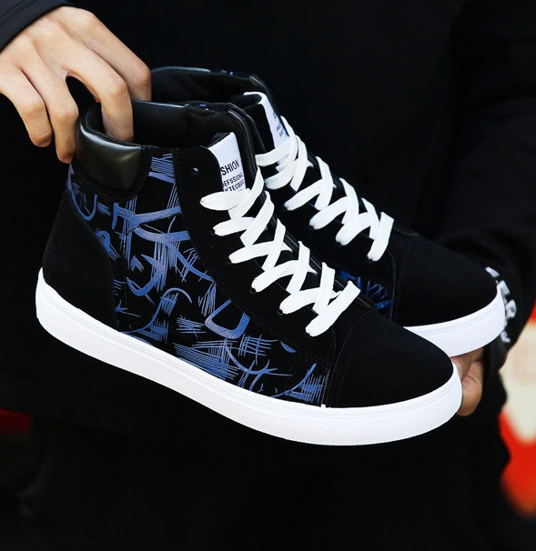 Korean Style High-Top Sneakers – Spring Fashion Shoes