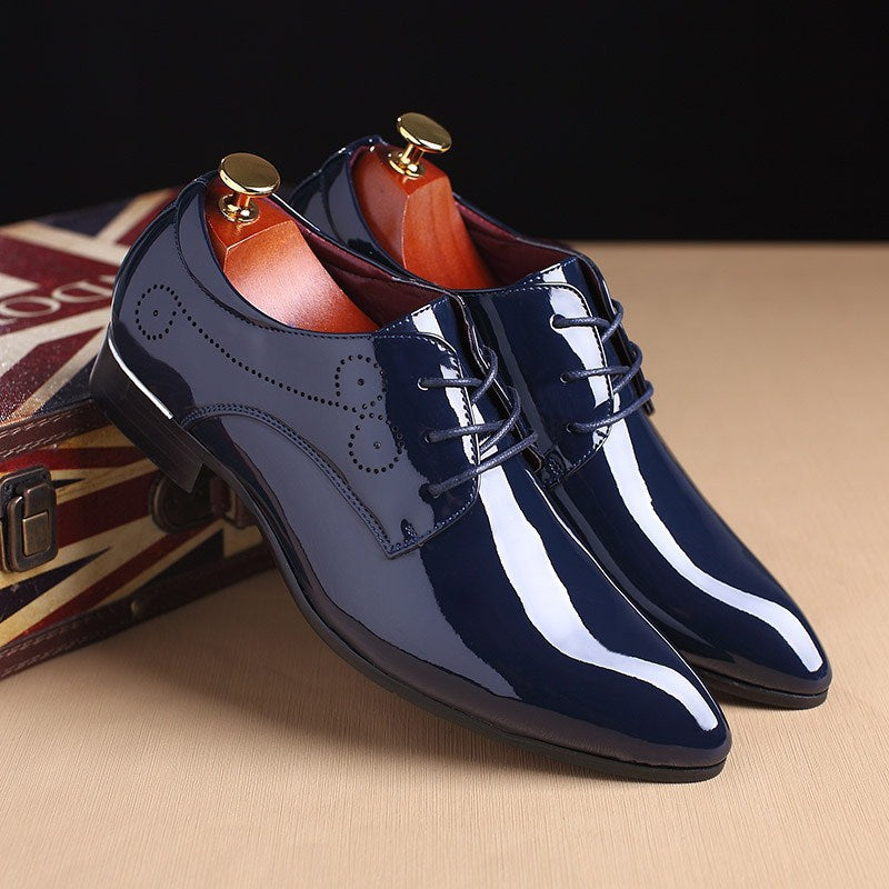 Leather Slip-On Business Shoes – Driving Dress Shoes