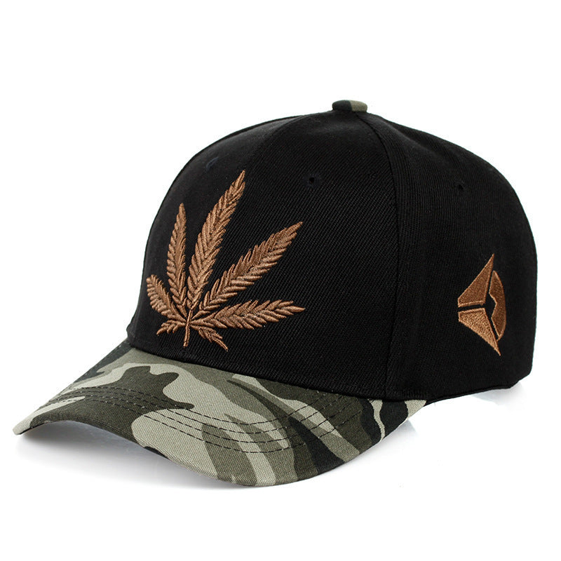 Green Leaf Hemp Baseball Cap – Adjustable Casual Hat