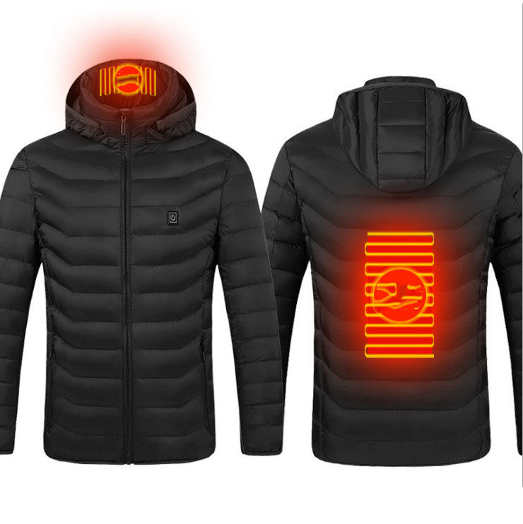 USB Heated Jacket for Men – Electric Thermal Coat