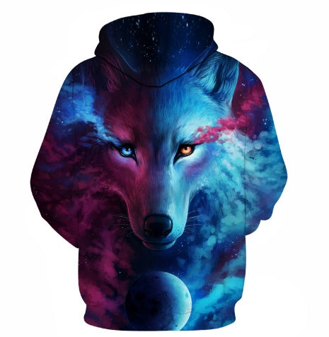Men’s 3D Graphic Printed Hoodie – Fashion Sweatshirt