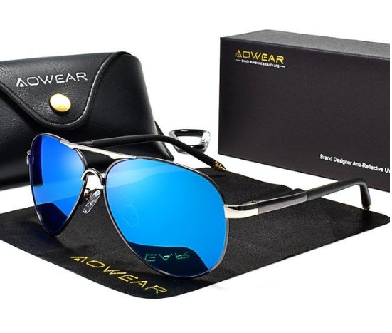 Pilot Sunglasses for Men – Large Frame Travel Shades