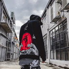 Men’s Oversized Hoodie – Chinese Streetwear Sweatshirt