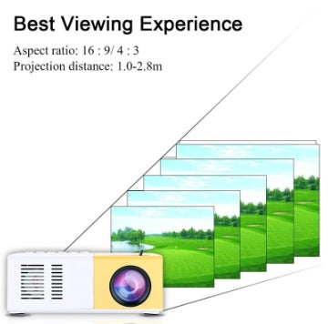YG300 Mini Portable Projector – Home Theater Device