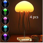 LED Jellyfish Mood Lamp – Portable Ambient Night Light