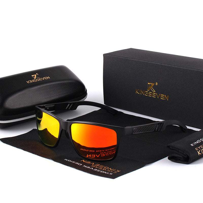 KINGSEVEN Polarized Sunglasses for Men – Rectangle Frame