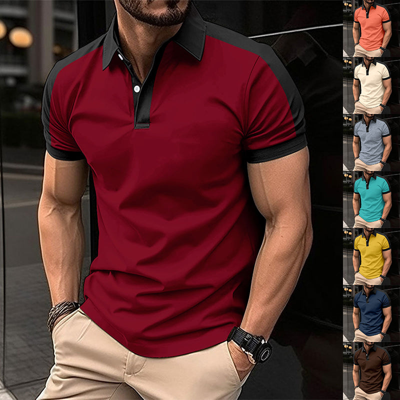 Short Sleeve Business Polo Shirt for Men