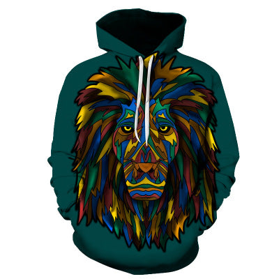 Men’s 3D Graphic Printed Hoodie – Fashion Sweatshirt